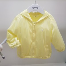 아가방 여름 베이비페어 면느낌 유아 아기 바람막이 점퍼 번아웃 면터치 초경량 후드 귀달린 점퍼 자외선 차단 에어컨 바람막이 데일리 유아 외출복 맨피부에 안심하고 입는 바람막이