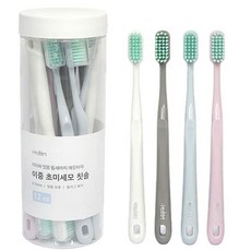칫솔 양치 브러쉬 치석 플라그 제거 미세모 12개입ain58xnO, 1