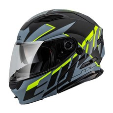 SOL SM-5 裂變 可掀式安全帽 可樂帽 汽水帽 全罩安全帽, 消光黑/灰黃