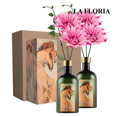 라플로리아 꽃 디퓨저, 2개, 500ml, S3제주동백향/B8거베라L12/바이올렛