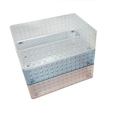 쌓는 소품바구니 3호 230x160x65mm 정리 수납 정리바구니 플라스틱바구니 수납바구니, 1개, 단일