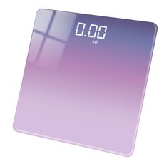 LED藍芽體重計，APP連接，高精度測量，健康管理好幫手, 夢幻紫霞, 1個, lot300