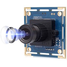 전자 장비용 고속 웹캠 카메라 보드 8MP USB 모듈 Mjpeg YuY2 미니 38x38mm USB2, 8mm lens