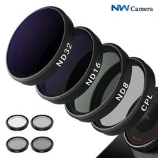 DJI 오즈모 액션6 필터 ND + CPL 4종 세트, 1개, 오즈모 액션6 nd+cpl 필터 4종 세트