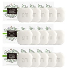 EM발효비누 세안 세숫 보습 피부탄력 노폐물제거 목욕비누, 100g, 15개입