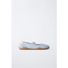 자라 ZARA 스포티 발레리나 슈즈 - 블루 2430730400 989245
