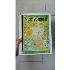 NEW YORK PUZZLE COMPANY The New Yorker 春日時光 500片 拼圖, 如圖所示, 1個, 1個