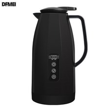 DFMEI 車載燒水壺12V24V通用電熱水壺24V貨車專用大車電水壺24伏熱水器, 黑色:2412車載容量1.2L