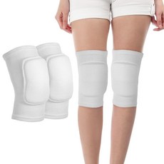 트웨루나 배구 무릎 패드 여성용 축구 클라이밍용 운동 농구 소프트 댄스 흰색 패드, Tweruna 배구 무릎 패드 여성용 남성용 화이트 농