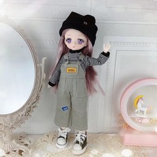 30公分二次元少女漫畫臉換裝娃娃 - 兒童玩具玩偶小公主芭比娃娃 女孩生日禮物, 1個, 美小蒂,單買衣服（沒有娃娃）無其他