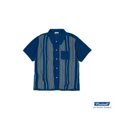 GOODFORIT 日本Radiall 墨西哥條紋網眼開領針織衫 透氣舒適 展現獨特風格
