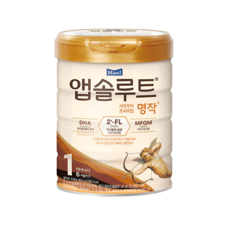 앱솔루트 유기농 궁 분유 1단계(0~6개월) 800g 1캔