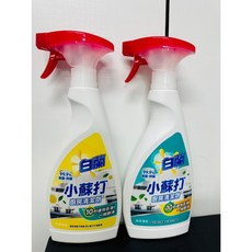 白蘭 小蘇打廚房清潔劑槍瓶 480g 檸檬西柚/綠茶薄荷 台灣品牌, 1個, 小蘇打廚房清潔劑槍瓶480g(檸檬西柚)