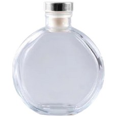 永生花浮游花玻璃罐：透明裝飾花瓶 擴香兩用 提升居家品味【JJ0656】, 02.銀蓋