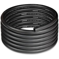 5/8인치 히터 호스 냉각수 라디에이터 직선 100PSI SAE 20R3 10피트 검정 해외 직배송, 5/16 15FT