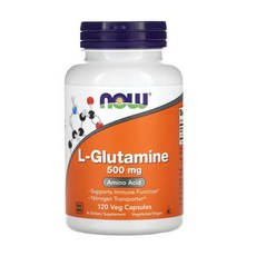 NOW 左旋麩醯胺酸 L-Glutamine 500mg 膠囊 120入, 1個, 120顆原裝(膠囊) 效期2030年