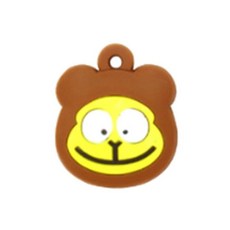 ZHIZHOUNEY 1PC 귀여운 테니스 댐퍼 재미있는 테니스 라켓 댐프너 부드러운 실리콘 테니스 라켓 댐퍼 테니스 용품 원숭이