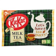 Nestle 雀巢 KitKat 奇巧巧克力 迷你奶茶口味 7個入, 1個