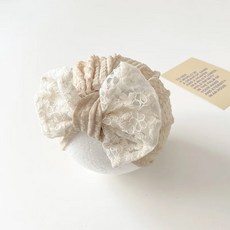 아기 레이스 리본 모자 유아 리본 비니 신생아 봄 촬영용 헤어밴드 공주 스타일