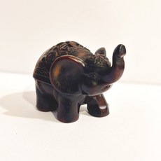 泰國手工陶製小象雕塑 居家擺飾 桌面裝飾 泰國工藝品, 1個