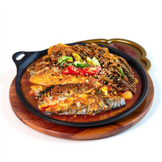 순살 고등어 조림 시래기 밀키트 캠핑요리 양구 생선조림 1050g, 1개