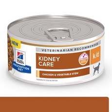 希爾思處方罐頭：i/d消化、k/d腎臟病犬用處方罐，呵護愛犬腸胃與腎臟健康, 1個, k/d 腎臟病護理-雞蔬 156G