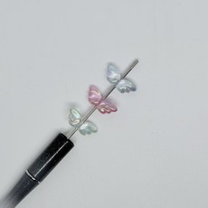 볼펜꾸미기 볼꾸 꾸미기 DIY 엔젤 무광 코팅 엔젤코어 천사 날개 투명 오로라
