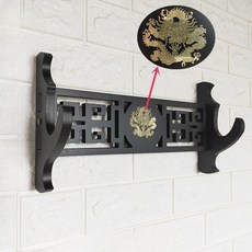 검꽂이 검거치대 목검 죽도용 검좌대 장식용 원목 진열대 벽걸이형, 태극권 1층