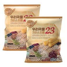 굿프랜드푸드(주) 국산곡물 23가지 우리곡물 크리스피롤23 국산곡물 23가지 구워서만든 과자 치즈맛, 2개, 300g