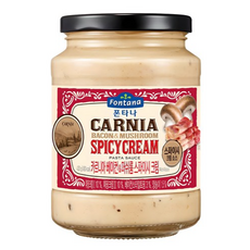 폰타나 카르니아 베이컨 앤 머쉬룸 스파이시 크림 파스타소스, 430g, 2개