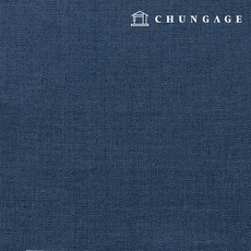 린넨원단 워싱 무지 린넨천 대폭 11수 43종 한마, 37) 인디고블루, 1개
