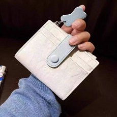 小紅書線條小狗新款錢包女證件收納多卡位零錢卡包一體禮物高顏值