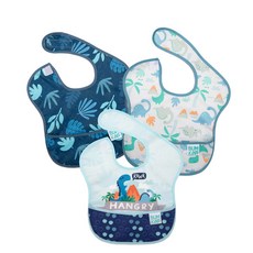 BUMKiNS 吃飯圍兜 3入, Dinosaur