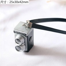 인형 집 미니어처 스트랩 카메라 데스크탑 장식 346 포인트 BJD 인형은 MDDSD 인형을 사용하여 소품을 촬영할 수 있습니다., D, 1개