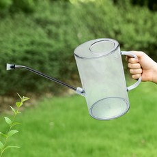 물조리개(2L) 긴 (투명) 그린드롭 노즐, 상세페이지 참조, 1개