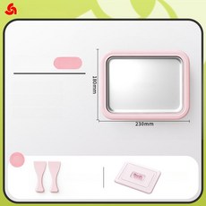 올데이프로덕트 철판아이스크림판 메이커, 대형 뚜껑 포함 23x18cm 피치핑크, 기본 색상