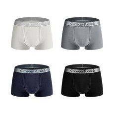 남성용 면스판 드로즈 팬티 4종 세트