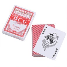 磨砂防水PVC德州撲克牌 (含切牌卡) BCG, BCG撲克牌