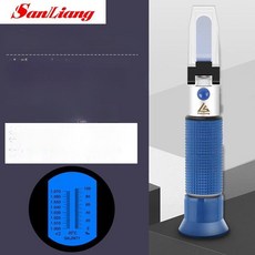 애프터마켓 고정밀 당도계 감미도 농도 시험기 단맛 설탕 세일러밍 충전식 굴절계 테스트기, 1개, 기본 색상