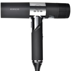 KINUJO 絹女 超遠紅外線美髮吹風機，呵護秀髮，快速吹乾，多種模式, 黑色