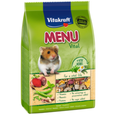 Vitakraft MENU Vital 倉鼠主食飼料 富含維生素礦物質蛋白質 無色素防腐劑與糖 德國製造 400g