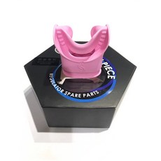 台南實體店-裝備租客 Junior Scuba 咬嘴 二級頭咬嘴, 粉色(含束帶), 1個