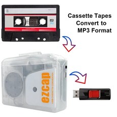 새로운 USB 카세트 오디오 파일 디지털 EZCAP249 MP3 디스크 드라이브 테이프 플레이어 변환기 음악 플래시