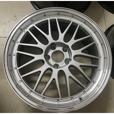 달과6펜스 BBS LM RS 호환 골프 휠 허브 센터 커버, 19x9.5J, LM 실버, 1개