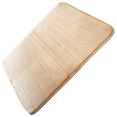 艾米 珊瑚絨吸水防滑腳踏墊, 駝色, 1個