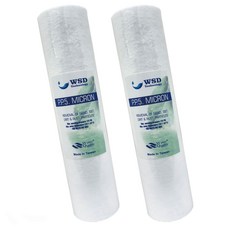 WSD 濰思德淨水 10吋 5微米平面棉質濾心, 2個, 10吋5微米PP濾芯