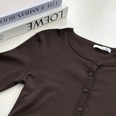 圓領長袖薄罩衫 短版鈕扣開釦上衣 遮陽外套 罩衫 女性