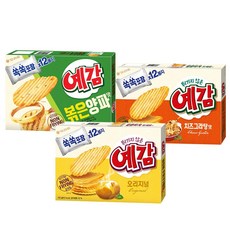 오리온 예감 오리지널 192g+치즈그라탕 204g+볶음양파맛 204g (총 3개), 192g, 1세트