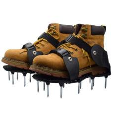 잔디신발 에어레이터 끈 조립이 필요 없는 일체형 신형 잔디관리신발 우레탄 에폭시 방수 작업 스파이크 신발