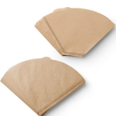 핸드 드립 커피 필터 일회용 원추형 여과지 커피 종이 필터 추출 용품 드리퍼, 커피필터 (파인0549, 바구니형 100매)